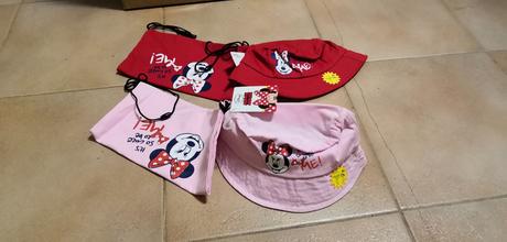 Čepice klobouk taška na přezůvky batoh minnie, disney,92 / 98 / 104 / 110 / 116