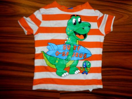 Krásné pruhované tričko s dráčkem, kiki&koko,98