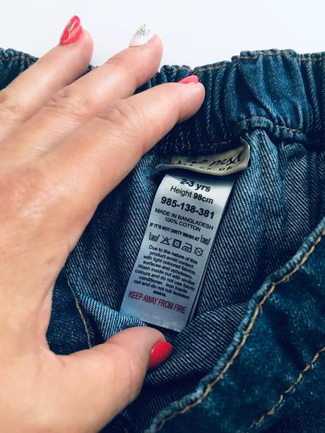 Sukně džinová next - v.2/3 roky, next,98