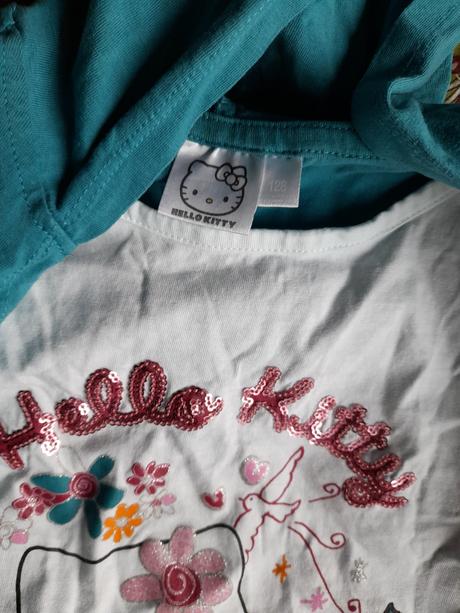 Tričko hello kitty dvojitý efekt 128, hello kitty,128