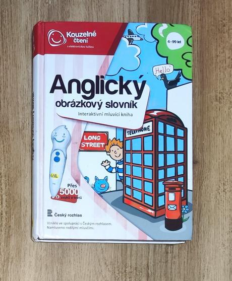 Anglický obrázkový slovník - kouzelné čtení albi,