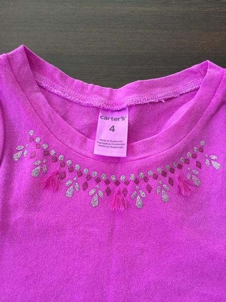 Carters neon fialkové tilko, carter's,104