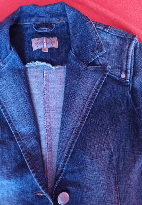 Dívčí riflivá bunda/kabátek, s