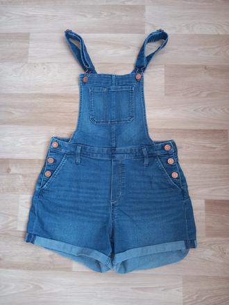 Riflové lacláče - kraťasy vel. 164 - 170, 164