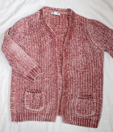 Po141. teplý svetr/kabátek "cardigan", 10-11 let, primark,146