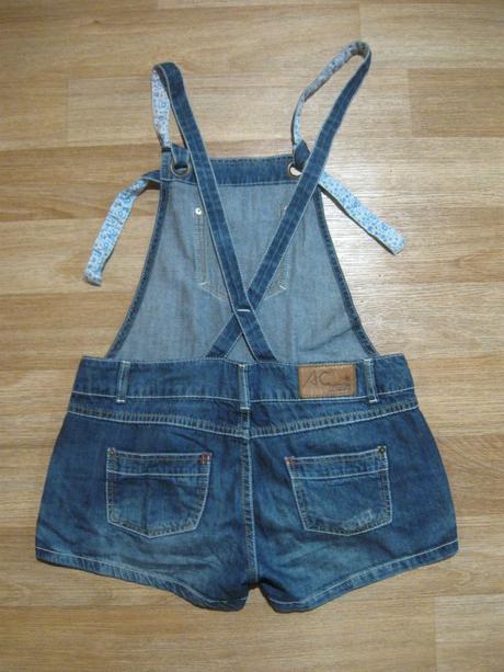 Lacláčové džínové šortky, denim,m