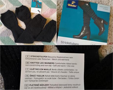 Pletené hřejivé měkkoučké návleky tchibo -vel. uni, tchibo