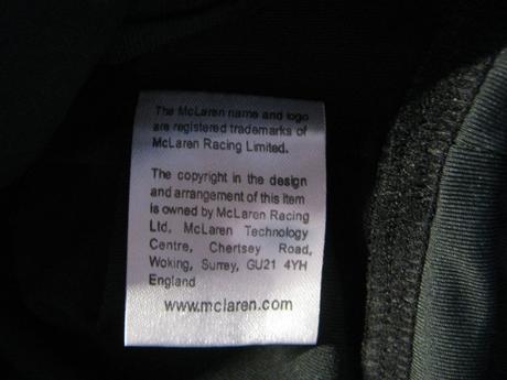 Funkční černá mikina mclaren, xs