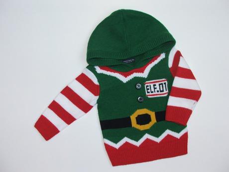 M332 vánoční svetr s kapucí vel. 68, 68