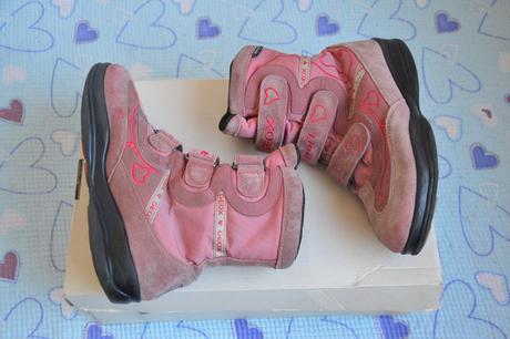 33, geox zimní vysoké boty, kozačky, růžové, geox,33