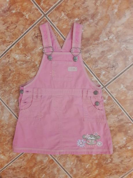 Dívčí plátěné laclové šatičky next, v.80, next,80