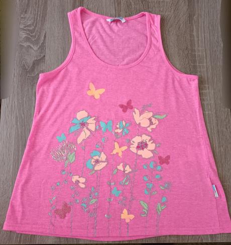 Dívčí letní triko růžové lewro, lewro,152