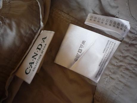 Plátěné béžové kalhoty - pláťáky, c&a,l