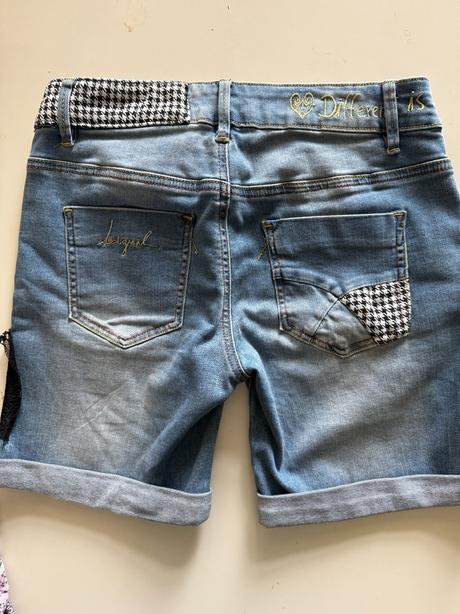 Riflové kraťasy desigual, desigual,m