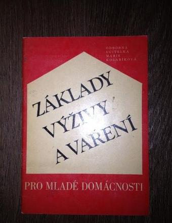 Kniha základy výživy a vaření,