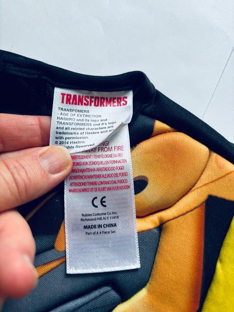 An7/ kostým transformers- v.3/4 roky,