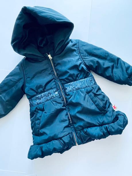 Bundička zimní modré barvy - v.6/9 měs, 74