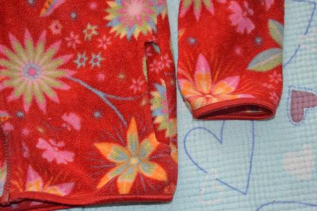 Fleesová mikina mikča vzorovaná, h&m,128