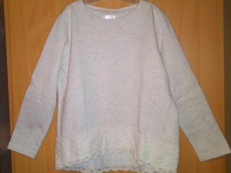 Bavlněná mikina s krajkou, pepco,116