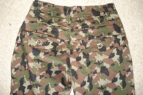 Elastické maskáče slim, 36