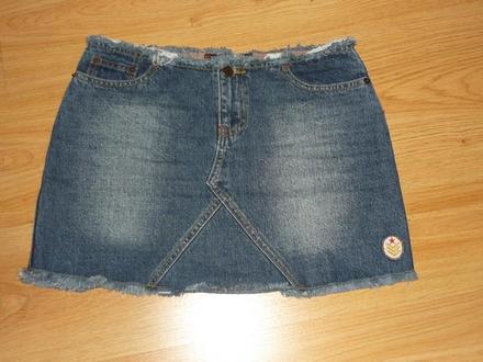 Dívčí džínová sukně vel.158, 158