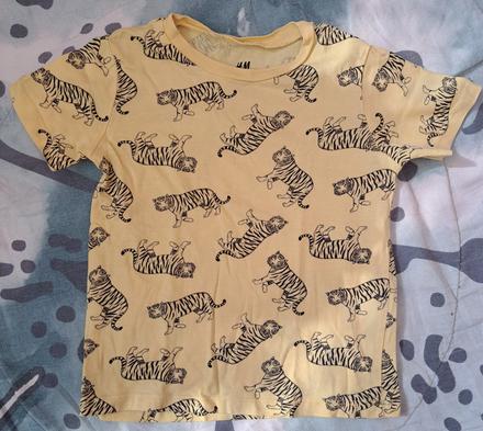 Tričko tygři, h&m,98