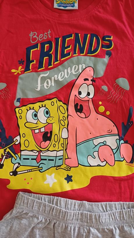 Letni pyzamo sponge bob, nickelodeon,128