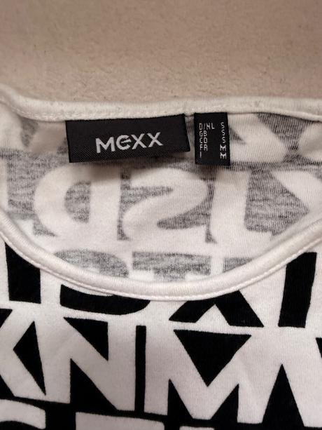 Top cerno bily mexx s se snurkami na ramenou, mexx,s