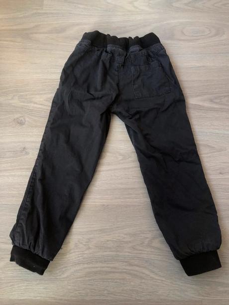 Bavlněné podšité kalhoty h&m, h&m,104