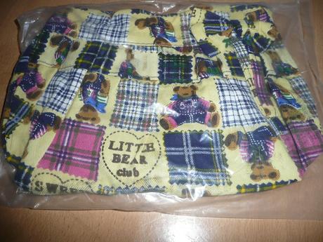 Kabelka látková malá květy méďa tygr,