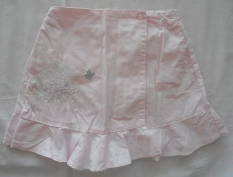 P236. světle růžová sukýnka zavinovačka, 86