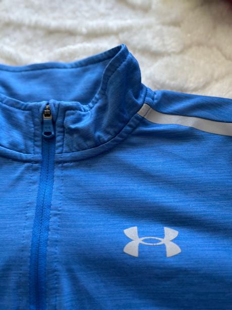 K6/ nádherně funkční triko na zip - v.5/6 let, under armour,116