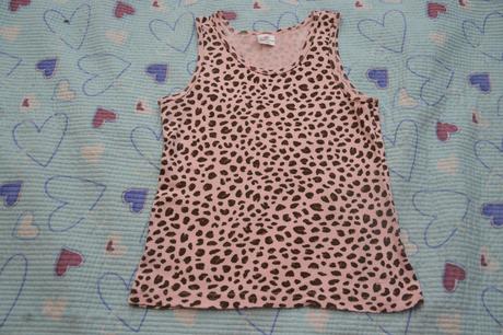 Bavlněné gepardí tílko, triko bez rukávu, 128