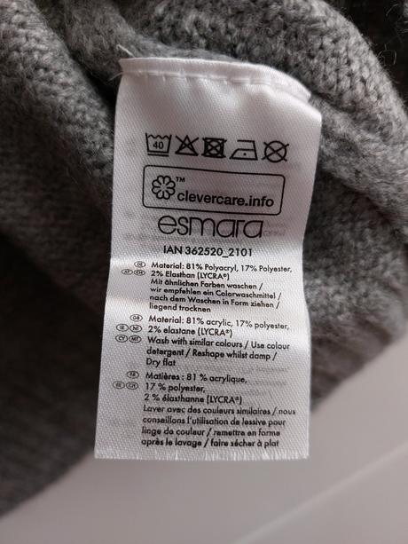 Svetr svetrové šaty, esmara,l