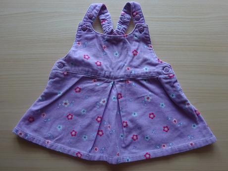Manšestrové šatičky s kytičkami, vel. 0-3m, boots,56