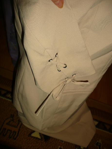 Kostým elegantní béžový sukně sako vel 40, 40