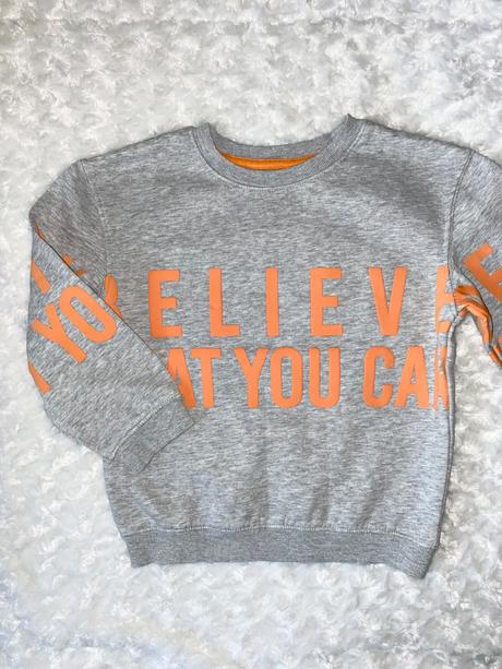 Šedá mikina h&m, h&m,116