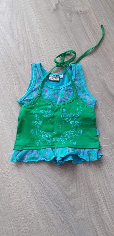 678 - tričko baby blue cute fit, 68