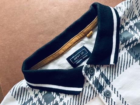 Triko s límečkem krémové barvy - v.9 let next, next,134