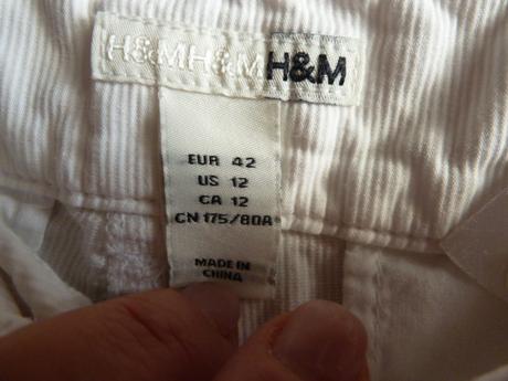 3/4 capri kalhoty h&m vel. 42, h&m,42
