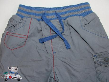 J1095 podšité plátěné kalhoty vel. 68, tu,68