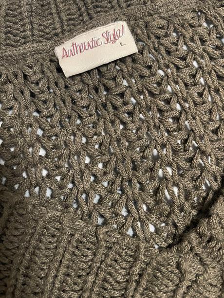 Damsky hnedy svetr, l