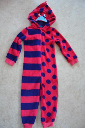 Huňaty kostým dinosaurus či drak na 5-6let, 