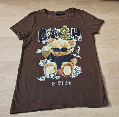 Tričko s kr. hnědé medvídek fishbone sister, fishbone