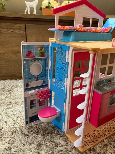 Barbie dům skládací 2v1, 