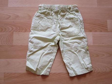 Plátěné kalhoty roll up, h&m,74