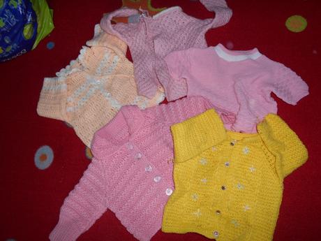 Retro svetřiky vel 6-12m, 68–80