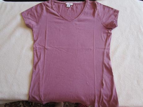 Tm. fialové bavl. tričko, vel. xs, zn. amisu, amisu,xs