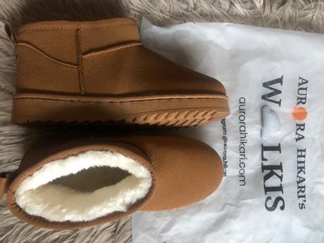 Zimni boty 37 s koziskem hnede, 37