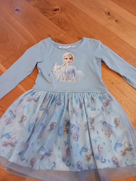 Frozen šatičky h&m č.122/128, h&m,122